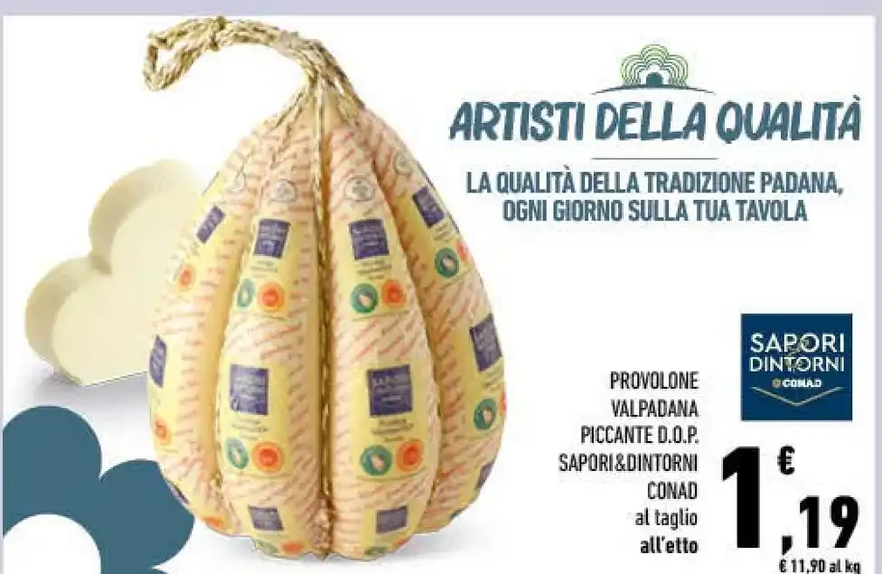 Provolone Valpadana piccante D.O.P.