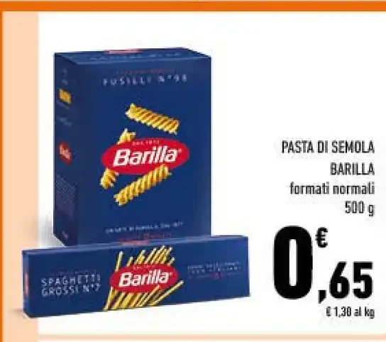 Pasta di semola Barilla