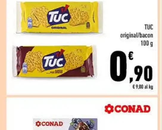 Tuc original/bacon