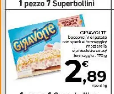 Giravolte bocconcini di patate