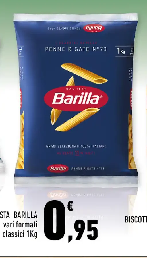 Pasta Barilla vari formati classici