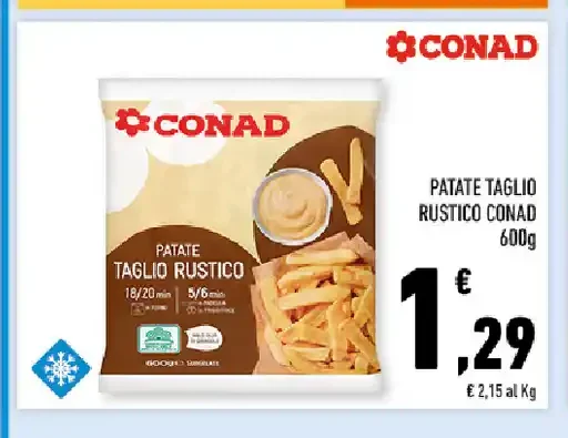 Patate taglio rustico Conad