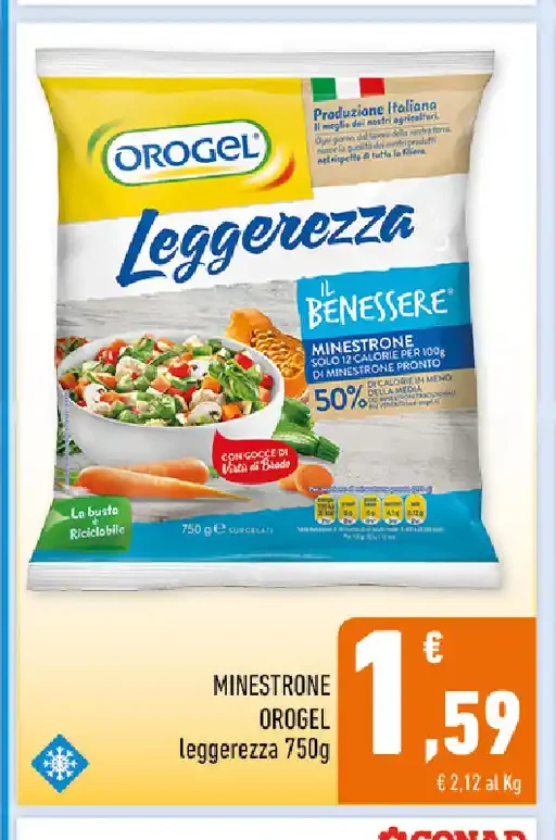Minestrone Orogel Leggerezza