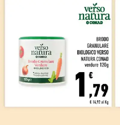 Brodo granulare biologico Verso Natura Conad