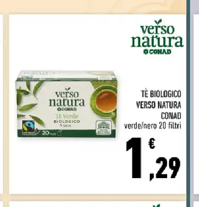 Tè biologico Verso Natura Conad