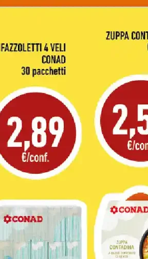 Fazzoletti 4 veli Conad
