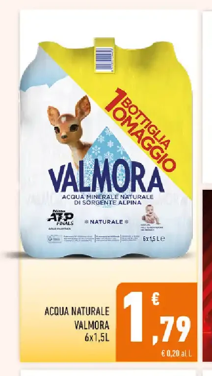 Acqua naturale Valmora