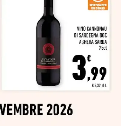 Vino Cannonau di Sardegna DOC Agher Sarda