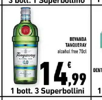 Bevanda Tanqueray analcolica