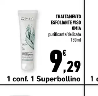 Trattamento esfoliante viso Omia