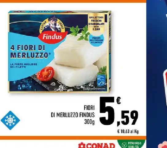Fiori di merluzzo Findus