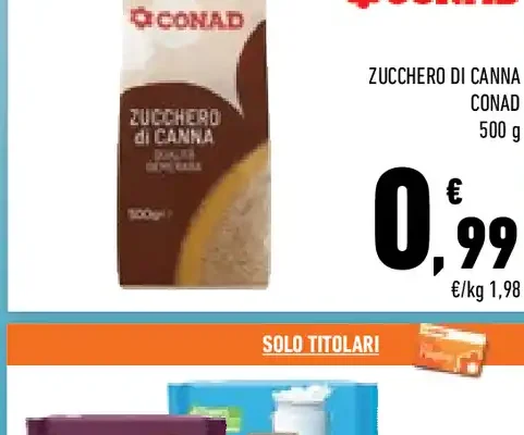 Zucchero di canna Conad