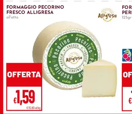 Formaggio pecorino fresco Alligresa