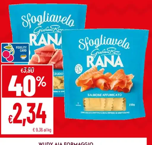 Pasta fresca ripiena sfogliavelo Rana