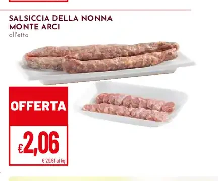 Salsiccia della nonna Monte Arci