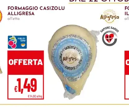 Formaggio Casizolu Alligresa