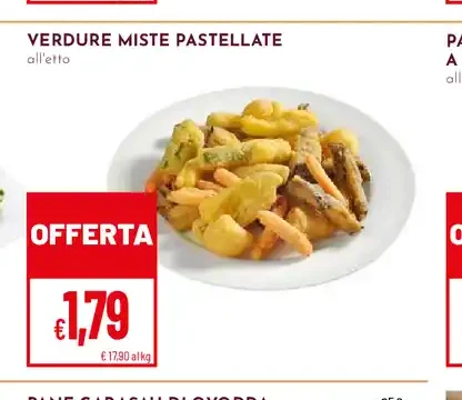 Verdure miste pastellate