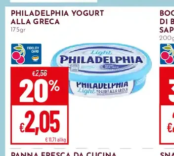 Philadelphia yogurt alla greca