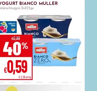 Yogurt bianco Müller