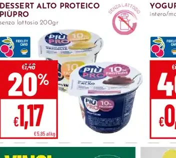 Dessert alto proteico