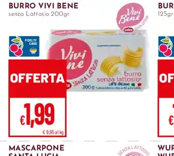 Burro senza lattosio