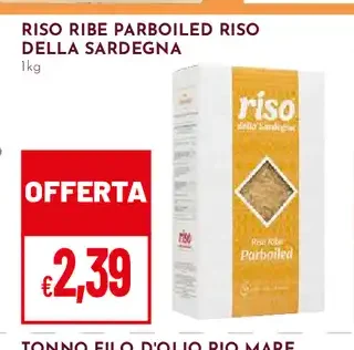 Riso Ribe Parboiled Riso della Sardegna