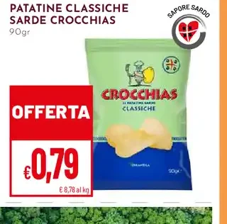 Patatine classiche Sardecrocchias