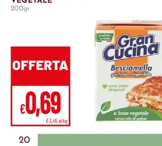 Besciamella Gran Cucina vegetale