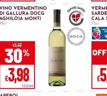 Vino Vermentino di Gallura DOCG Aghiloia Monti