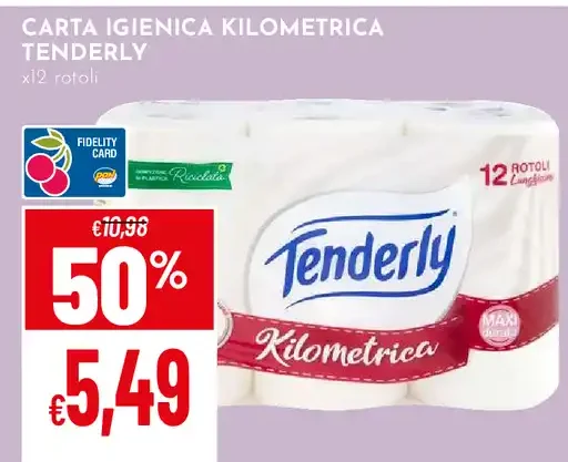 Carta igienica chilometrica Tenderly