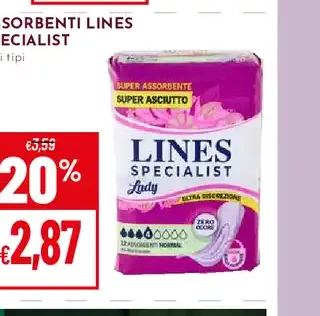 Assorbenti Lines Specialist