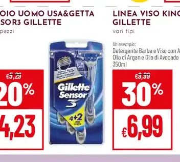 Rasoi uomo usa e getta Gillette Sensor