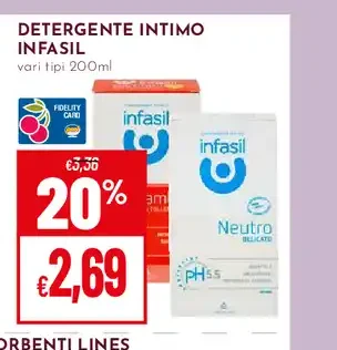 Detergente intimo Infasil