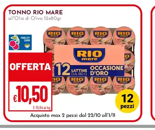 Tonno Rio Mare all'olio di oliva