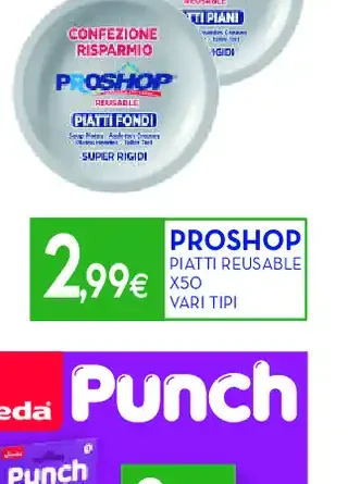 Piatti riutilizzabili Proshop