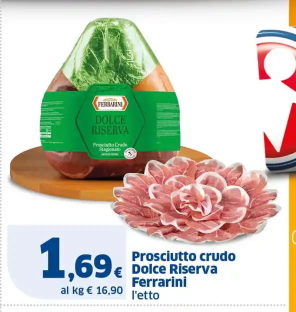 Prosciutto crudo Dolce Riserva Ferrarini