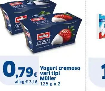 Yogurt cremoso Müller