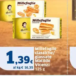 Millefoglie classiche/glassate