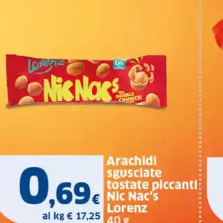 Arachidi sgusciate tostate