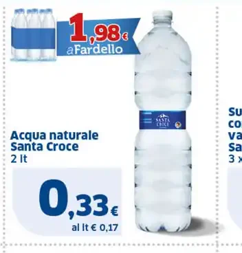 Acqua naturale Santa Croce 2 l