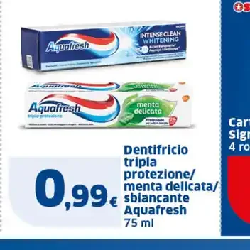 Dentifricio Aquafresh