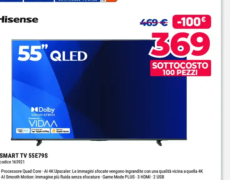 Smart TV Hisense 55E79S