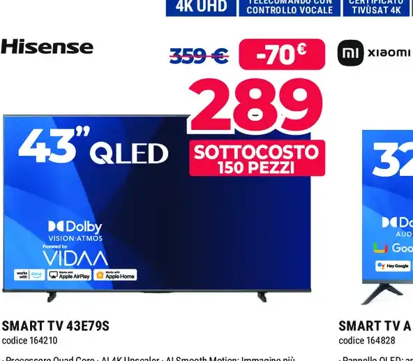 Smart TV Hisense 43E79S