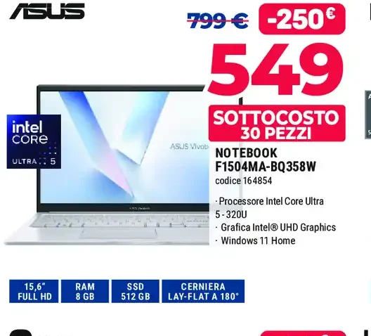 Notebook Asus F1504MA-BQ358W