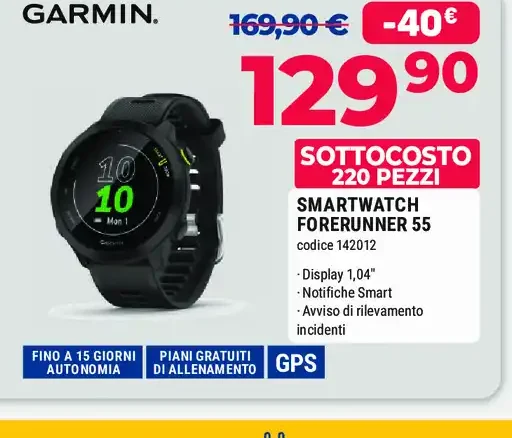 Smartwatch Garmin Forerunner 55