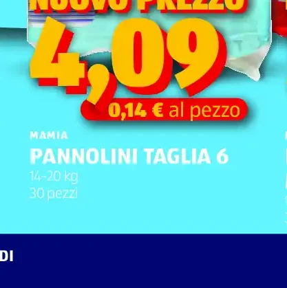 Pannolini taglia 6