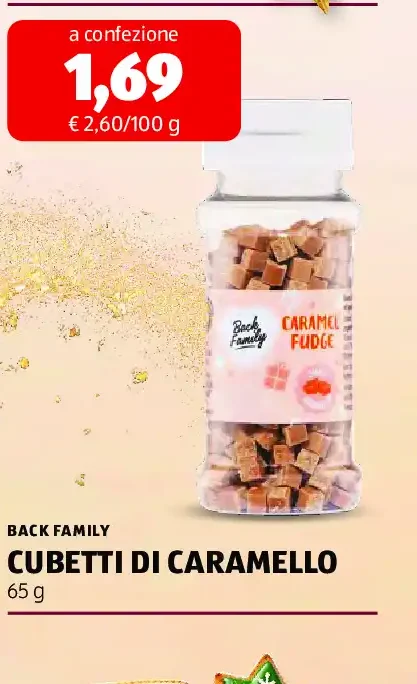 Cubetti di caramello