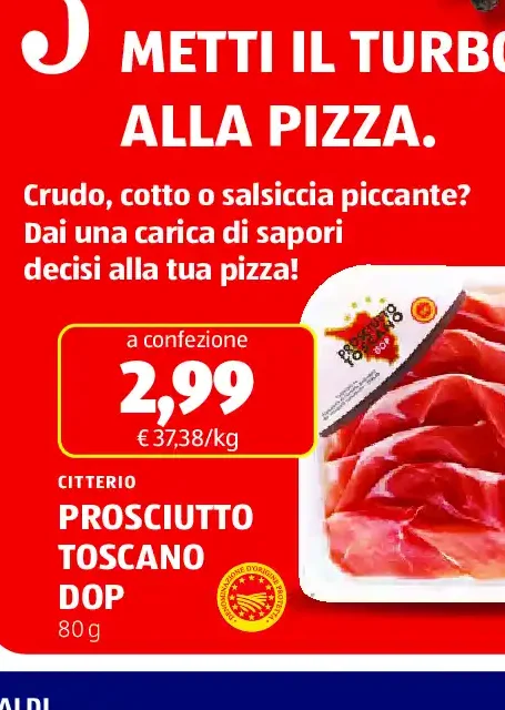 Prosciutto Toscano DOP