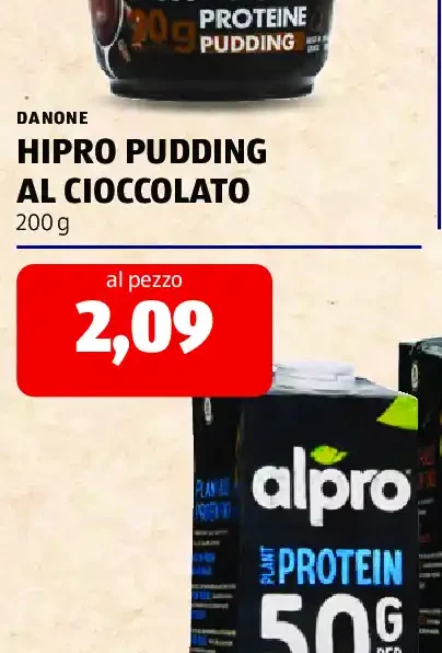 HiPRO pudding al cioccolato