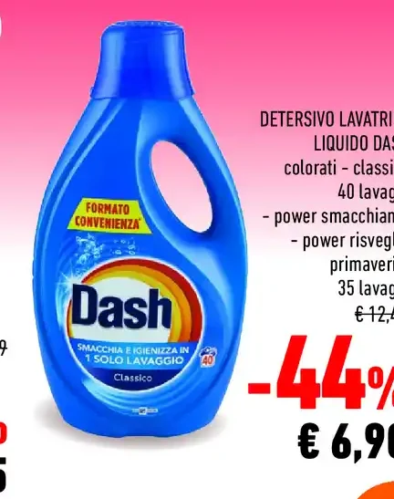 Detersivo lavatrice liquido